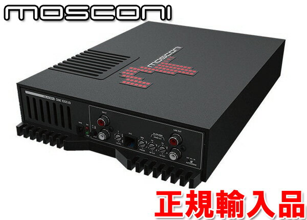 正規輸入品モスコニ MOSCONI GLADEN ONE1000.1D 1ch モノラル パワーアンプ 定格出力 600W x1(4Ω負荷時)