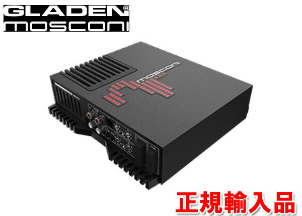 正規輸入品モスコニ MOSCONI GLADEN ONE 80.4 4ch パワーアンプ 定格出力 80W x4(4Ω負荷時)