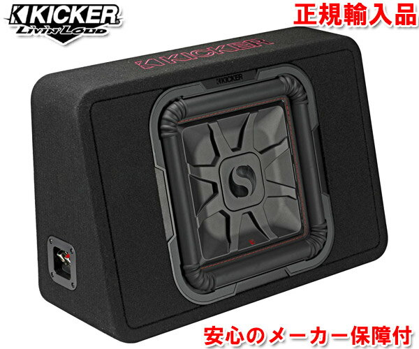 正規輸入品 キッカー KICKER TL7T122 （2Ω） 12インチ（30cm）サブウーハー搭載 薄型 ウーファーボックス 1