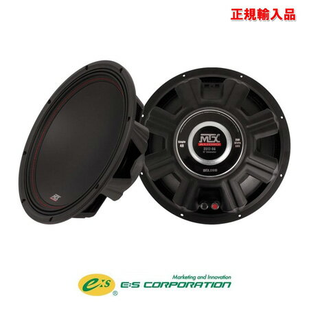 正規輸入品 MTX Audio 3512-04 30cm (12インチ) サブウーファー4Ωシングルボイスコイル仕様