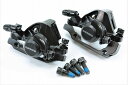 【即納】シマノ SHIMANO TOURNEY TX 軽量 高性能 ワイヤ式 ディスクブレーキ BR-TX805 ローター無 前後セット ブラック EBRTX8...