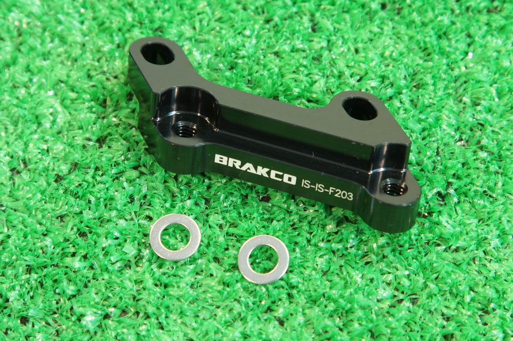 【即納】台湾　BRAKCO IS to IS　203mmローター対応　ディスクブレーキ　マウントアダプタ シマノ　スラム対応★自転車 自転車パーツ★