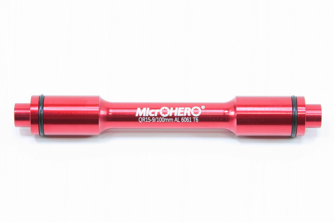 【即納】MicrOHERO マイクロヒーロー　QR15-9mm　エンド幅 100mm アクスル 変換 ...