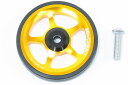 【即納】MicrOHERO 折りたたみ自転車 イージーホイール 補助ホイール アルミニウム合金 軽量 Easywheel For Brompton ゴールド 1個