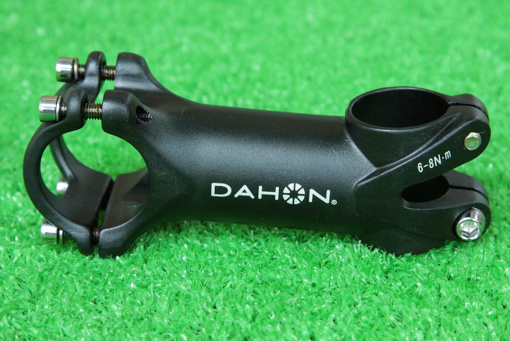 【即納】ダホン 純正 DAHON アルミ6061 軽量 ステム 150g 31.8/90mm +-7度 3D鍛造 アルミ合金 ALL6061 ブラック★自転車 自転車パーツ