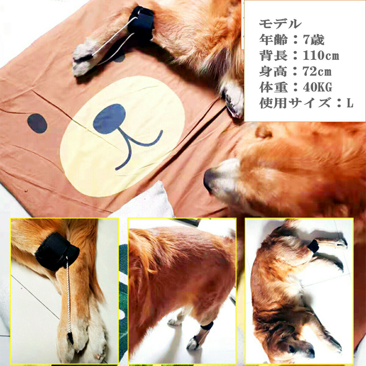 メール便送料無料 小型犬 中型犬 大型犬 猫用品 アウトレット Nikkashop 64 以上節約 犬用 足首プロテクター 足首 サポーター 後足用 ペット用ケア用品 固定 シニア 犬骨折治療 老犬介護 老犬 介護用品 歩行サポート リハビリ 引きずる 老齢犬 包帯