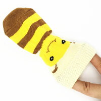 犬用くつしたすべり止ゴム付大型犬ワンちゃん用靴下ソックスみつばちソックス(犬用靴下1足分4個セット)【犬靴下/ソックス/滑り止め/くつした/肉球保護/汚れ防止/小型犬/中型犬/大型犬】【メール便送料無料】