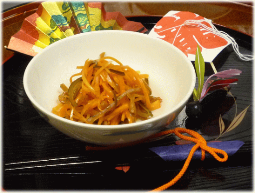 【いかにんじん】【季節限定】自家製会津の松前漬100g 【いかにんじん】【季節限定】自家製会津の松前漬100g