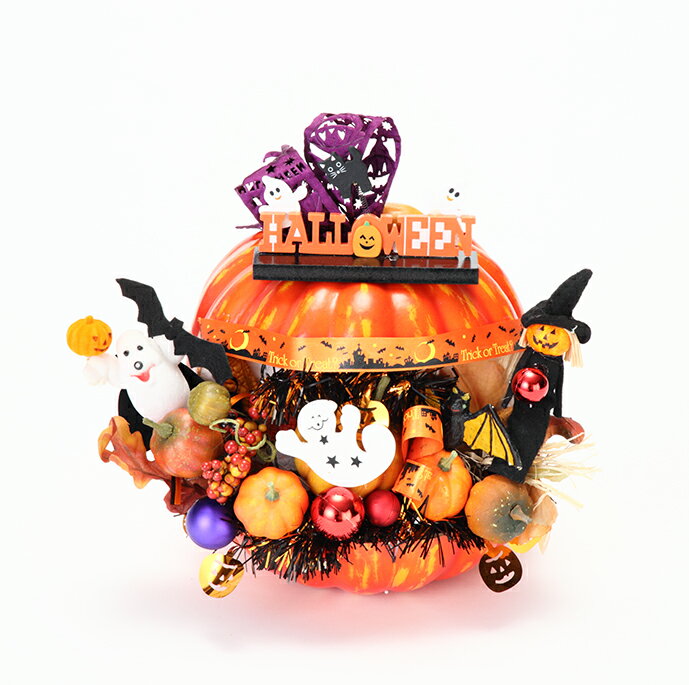 ハロウィン 飾り 装飾 ディスプレイ オブジェ 置物 ハロウィーン HALLOWEEN 店舗装飾 インテリア デコレーション かわいい おしゃれ★パンプキン かぼちゃのサムネイル