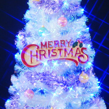 【全品ポイント10倍】クリスマスツリー 北欧 おしゃれ クリスタルファイバーツリー180cm オーナメント セット LED