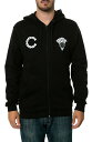 CROOKS & Castles (NbNX Ah LbXY) p[J[ Men's Knit Zip Hood Advisory Black