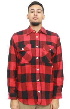 ROTHCO(ロスコ)ネルシャツ チェック柄 中厚 フランネル Heavy Weight Plaid Flannel Shirt Red スケボー SKATE SK8 スケートボード HARD CORE PUNK ハードコア パンク HIPHOP ヒップホップ SURF サーフ レゲエ reggae スノボー スノーボード Snowboard NINJA X