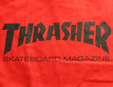 Thrasher Magazine(US企画)スラッシャー 子供 キッズ Tシャツ ユース Youth Skate Mag T-shirt kids Red スケボー SKATE SK8 スケートボード HARD CORE PUNK ハードコア パンク HIPHOP ヒップホップ SURF サーフ スノボー スノーボード Snowboard NINJA X