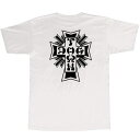 Dogtown Skateboards (hbO^E) TVc Cross Logo T-Shirt White / Black XP{[ SKATE SK8 XP[g{[h HARD CORE PUNK n[hRA pN