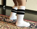 SkaterSocks (スケーターソックス) ベビー キッズ ロングソックス 靴下 ソックス 赤ちゃん Kids White tube socks with Neon Green stripes style 1 (10インチ) 2