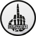 Skeleton Key MFG パッチ ワッペン 刺繍 スケルトンキー Middle Finger Patch 3