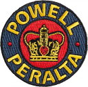 Powell Peralta(パウエル・ペラルタ)パッチ ワッペン 刺繍 Supreme Patch - 2.5