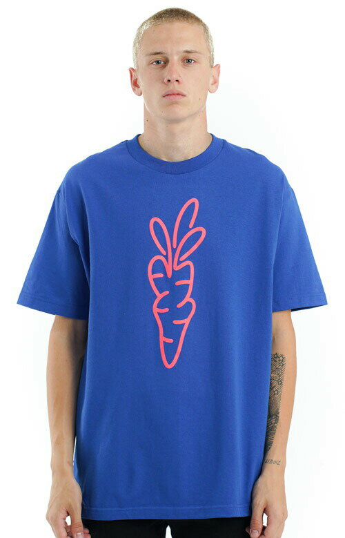 Carrots (キャロッツ) Tシャツ Logo T-Shirt Royal Blue By Anwar Carrots