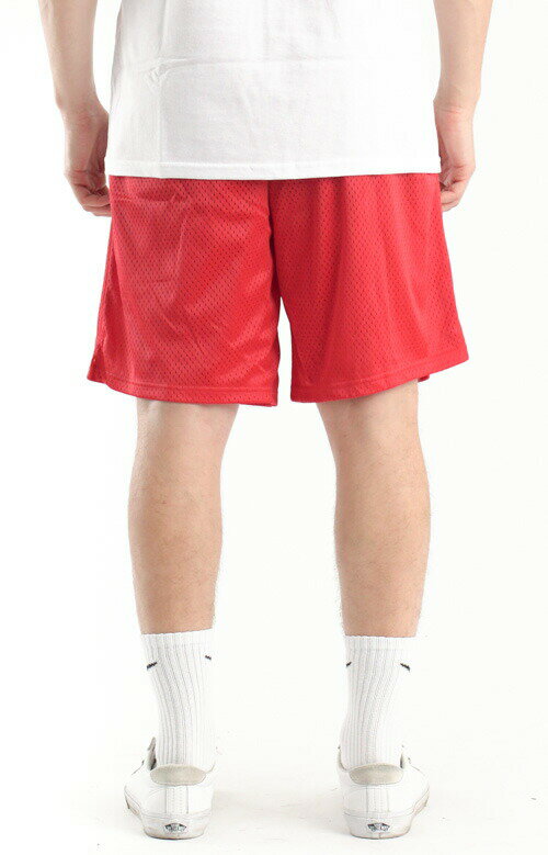 Carrots (キャロッツ) メッシュショーツ バスケット ショートパンツ Mesh Shorts Red Anwar Carrots CHAMPION チャンピオン