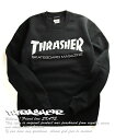 THRASHER (XbV[) JP g[i[ XEFbg Skate Mag Logo Crew Neck Sweatshirt Black XP{[ SKATE SK8 XP[g{[h