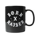 Born X Raised マグカップ ビッグサイズ 大型 陶器 コップ ボーンアンドレイズド RED EYE MUG CUP Black スケボー SKATE SK8 スケートボード HARD CORE PUNK ハードコア パンク HIPHOP ヒップホップ SURF サーフ レゲエ reggae スノボー スノーボード Snowboard NINJA X