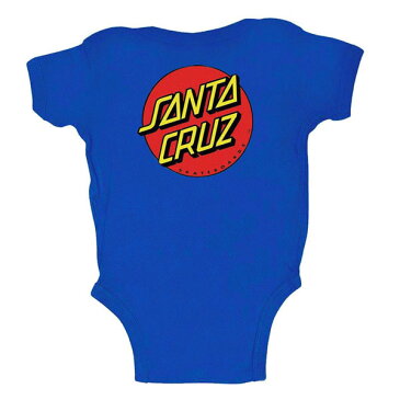 Santa Cruz(サンタクルーズ)赤ちゃん ベビー ロンパース 新生児 Baby Classic Dot One Piece Infant Onesie Royal Blue スケボー SKATE SK8 スケートボード HARD CORE PUNK ハードコア パンク HIPHOP ヒップホップ SURF サーフ レゲエ reggae スノボー スノーボード