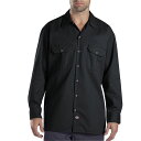 Dickies (fBbL[Y) US  [NVc Long Sleeve Work Shirt Black (574)