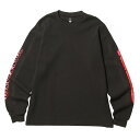 BORN X RAISED (ボーンアンドレイズド) ワッフル サーマル 長袖 ロンT WAFFLE THERMAL BLACK