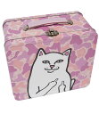 RIPNDIP(リップンディップ)ランチボックス 缶ケース 箱 Nermal Camo Lunch Box スケボー SKATE SK8 スケートボード HARD CORE PUNK ハードコア パンク HIPHOP ヒップホップ SURF サーフ レゲエ reggae スノボー スノーボード Snowboard NINJA X