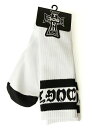 Dogtown (hbO^E) US nC\bNX C Striped Tube Socks White~Black XP{[ SKATE SK8 XP[g{[h HARD CORE PUNK