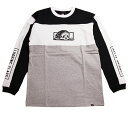 LURKING CLASS (ラーキングクラス) ロンT ロングTシャツ 長袖 GAME L/S TEE BLACK×WHITE×GREY (SKETCHY TANK) スケッチータンク