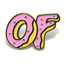 Odd Future(オッドフューチャー)ピンバッジ ピンズ Donut Enamel Pin Pink OFWGKTA スケボー SKATE SK8 スケートボード HARD CORE PUNK ハードコア パンク HIPHOP ヒップホップ SURF サーフ レゲエ reggae