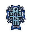 Dogtown(ドッグタウン)ワッペン パッチ Cross Logo Color Patch Blue スケボー SKATE SK8 スケートボード HARD CORE PUNK ハードコア パンク HIPHOP ヒップホップ SURF サーフ レゲエ reggae スノボー スノーボード Snowboard NINJA X