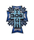 Dogtown Skateboards (ドッグタウン) ワッペン パッチ 刺繍 Cross Logo Color Patch Blue スケボー SKATE SK8 スケートボード HARD COR..