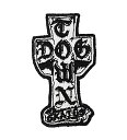 Dogtown(ドッグタウン)ワッペン パッチ R×C× Cross Patch Silver スケボー SKATE SK8 スケートボード HARD CORE PUNK ハードコア パンク HIPHOP ヒップホップ SURF サーフ レゲエ reggae スノボー スノーボード Snowboard NINJA X