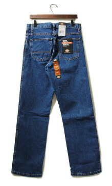 Dickies(ディッキーズ)US デニム ジーンズ Regular Straight Fit 5-Pocket Denim Jeans Stonewashed Indigo Blue メンズ カジュアル ストリート ストーンウォッシュ スケボー SKATE SK8 スケートボード HARD CORE PUNK パンク HIPHOP ヒップホップ SURF サーフ レゲエ