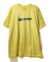 H-Street(エイチストリート)Tシャツ トニー・マグナソン TONY MAG HELL CONCAVE TEE Yellow メンズ カジュアル ストリート スケボー SKATE SK8 スケートボード HARD CORE PUNK ハードコア パンク HIPHOP ヒップホップ SURF サーフ レゲエ reggae スノボー