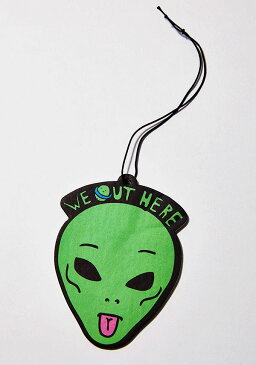 RIPNDIP(リップンディップ)エアフレッシュナー 芳香剤 消臭 車 WE OUT HERE AIR FRESHENER GREEN エイリアン 宇宙人 カジュアル ストリート スケボー SKATE SK8 スケートボード HARD CORE PUNK ハードコア パンク HIPHOP ヒップホップ SURF サーフ レゲエ reggae スノボー