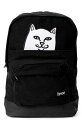 RIPNDIP (リップンディップ) リュック バッグ カバン バックパック Lord Nermal Velcro Hands Backpack Black ネコ 猫 ねこ SKATE SK8 スケートボード