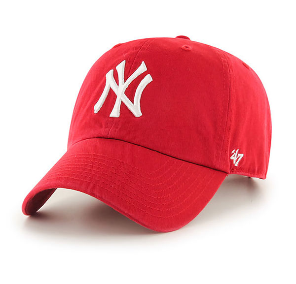 ’47 (フォーティセブン) FORTYSEVEN ヤンキース (ニューヨーク) キャップ Yankees ’47 CLEAN UP Red MLB メジャーリーグ ベースボール