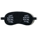 AntiSocialSocialClub (アンチソーシャルソーシャルクラブ) アイマスク 目隠し Offline Black Mask