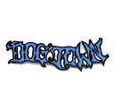 Dogtown (ドッグタウン) ワッペン パッチ 刺繍 Horror Script Patch Blue カジュアル ストリート スケボー SKATE SK8 スケートボード HARD CORE PUNK ハードコア パンク HIPHOP ヒップホップ SURF サーフ レゲエ reggae スノボー スノーボード Snowboard NINJA X