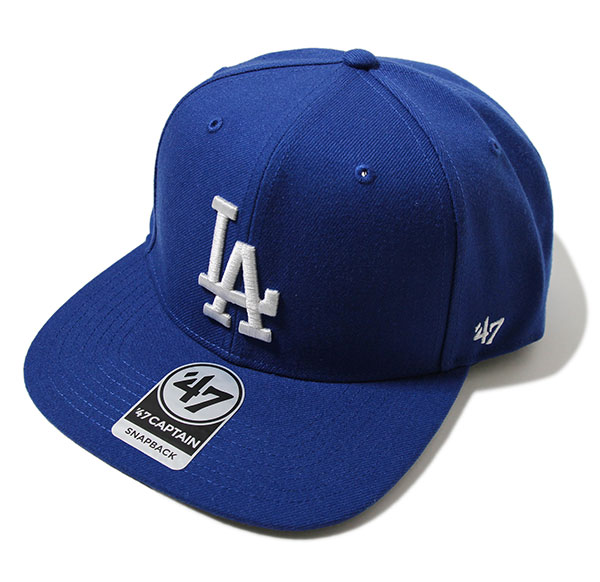 47brand (フォーティーセブン) ドジャース キャップ スナップバックハット 帽子 Dodgers Sure Shot ’47 CAPTAIN Royal MLB メジャーリーグ