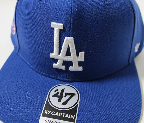 47brand (フォーティーセブン) ドジャース キャップ スナップバックハット 帽子 Dodgers Sure Shot ’47 CAPTAIN Royal MLB メジャーリーグ