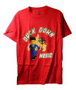 Duck Down Music (ダックダウン) Tシャツ Building Blocks T-Shirt Red ブーキャン Boot Camp Clik (ブート キャンプ クリック) HIPHOP ヒップホップ