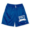 fuct (ファクト) US メッシュショーツ ショートパンツ チャンピオン ACADEMY LOGO CHAMPION MESH SHORTS ATHLETIC ROYAL バスケ