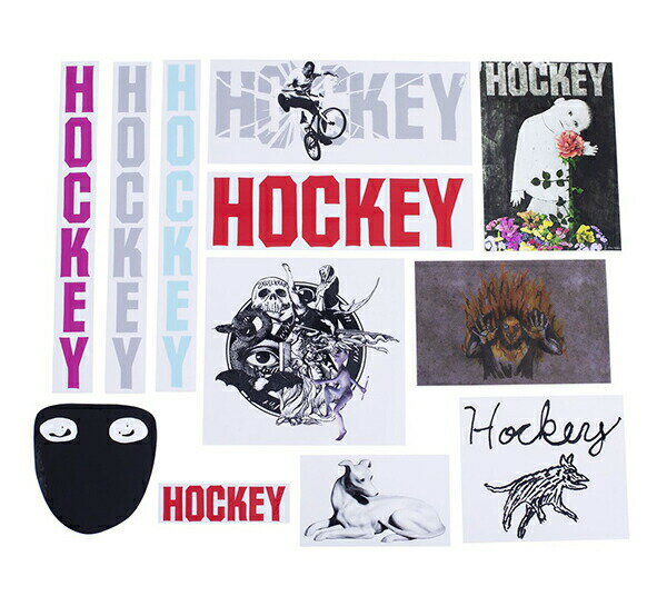 Hockey Skateboards (ホッケー) ステッカー シール 12種ワンセット Hockey Sticker Pack 2021 スケボー SKATE SK8 スケートボード