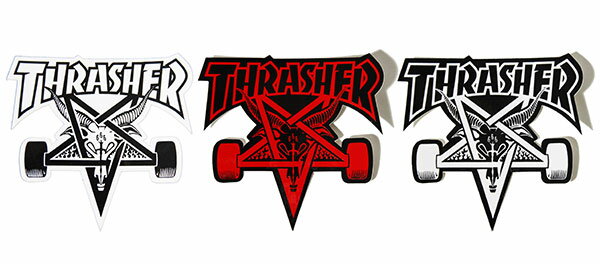 Thrasher (å㡼) US ƥå  Skate Goat Die Cut Sticker ܡ SKATE SK8 ȥܡ