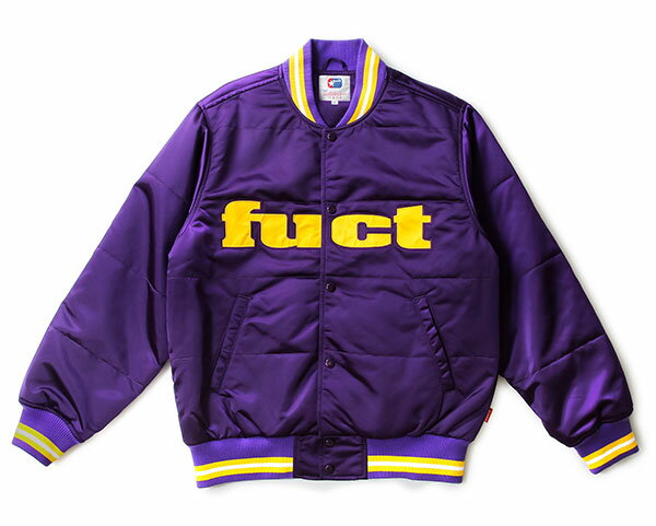 fuct (ファクト) US スタジャン ジャケット スタジアムジャンパー STADIUM JACKET PURPLE