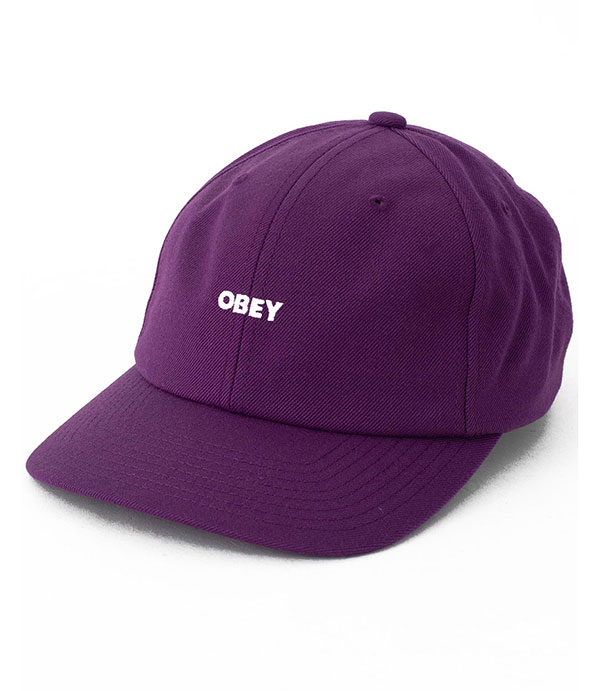 オーベイ OBEY (オベイ) キャップ Serge 6 Panel Strap-Back Hat Purple Magic